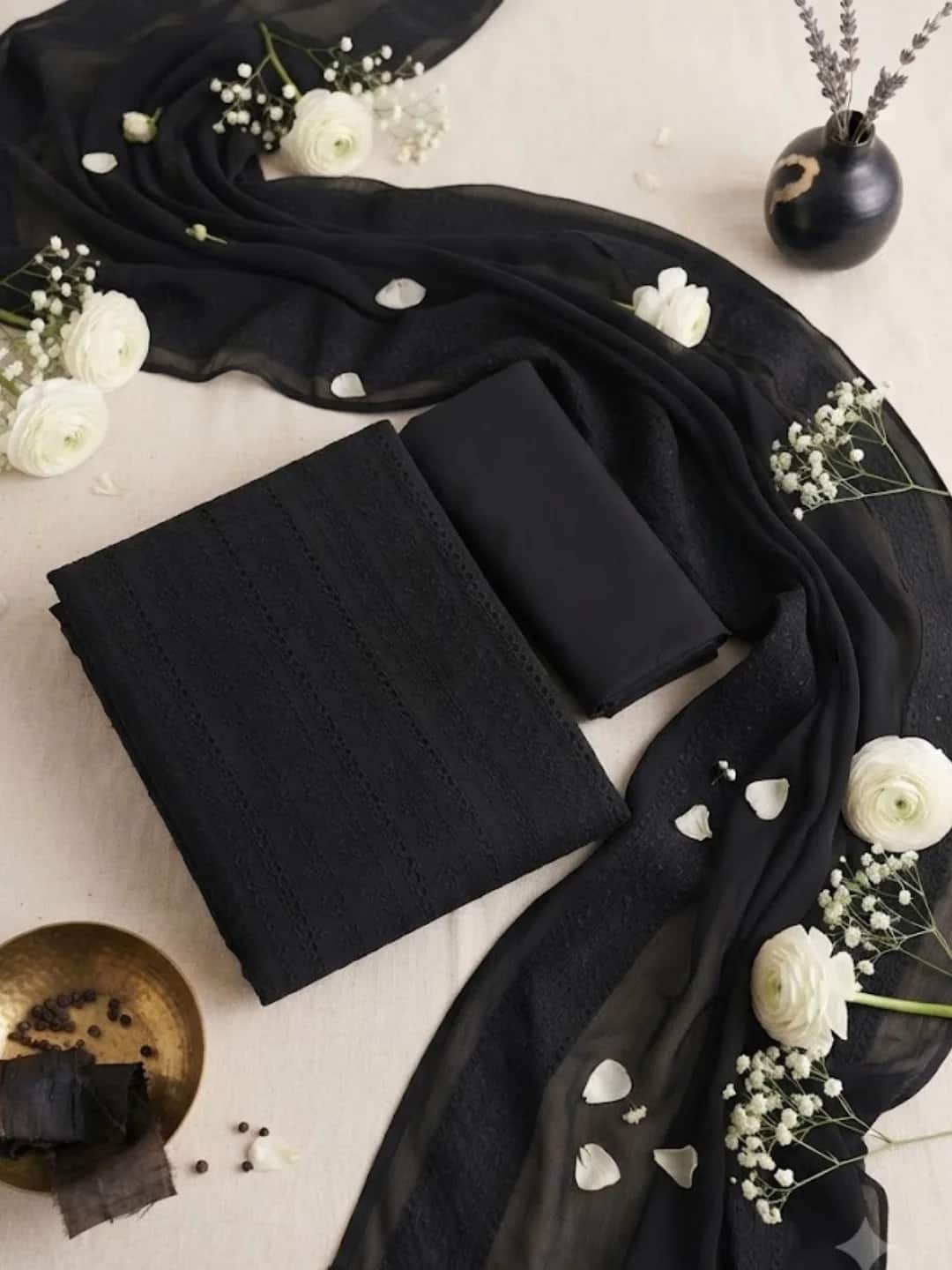 3 Piece Embroidered Suits